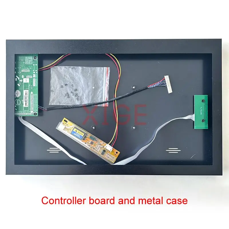 Imagem -04 - Apto Ltn141x7 Ltn141x8 Lt141x2 Lvds 20 Pinos 14.1 1024*768 58c Placa de Acionamento do Controlador Mais Caixa de Metal Painel de Exibição Lcd 1ccfl Kit Diy