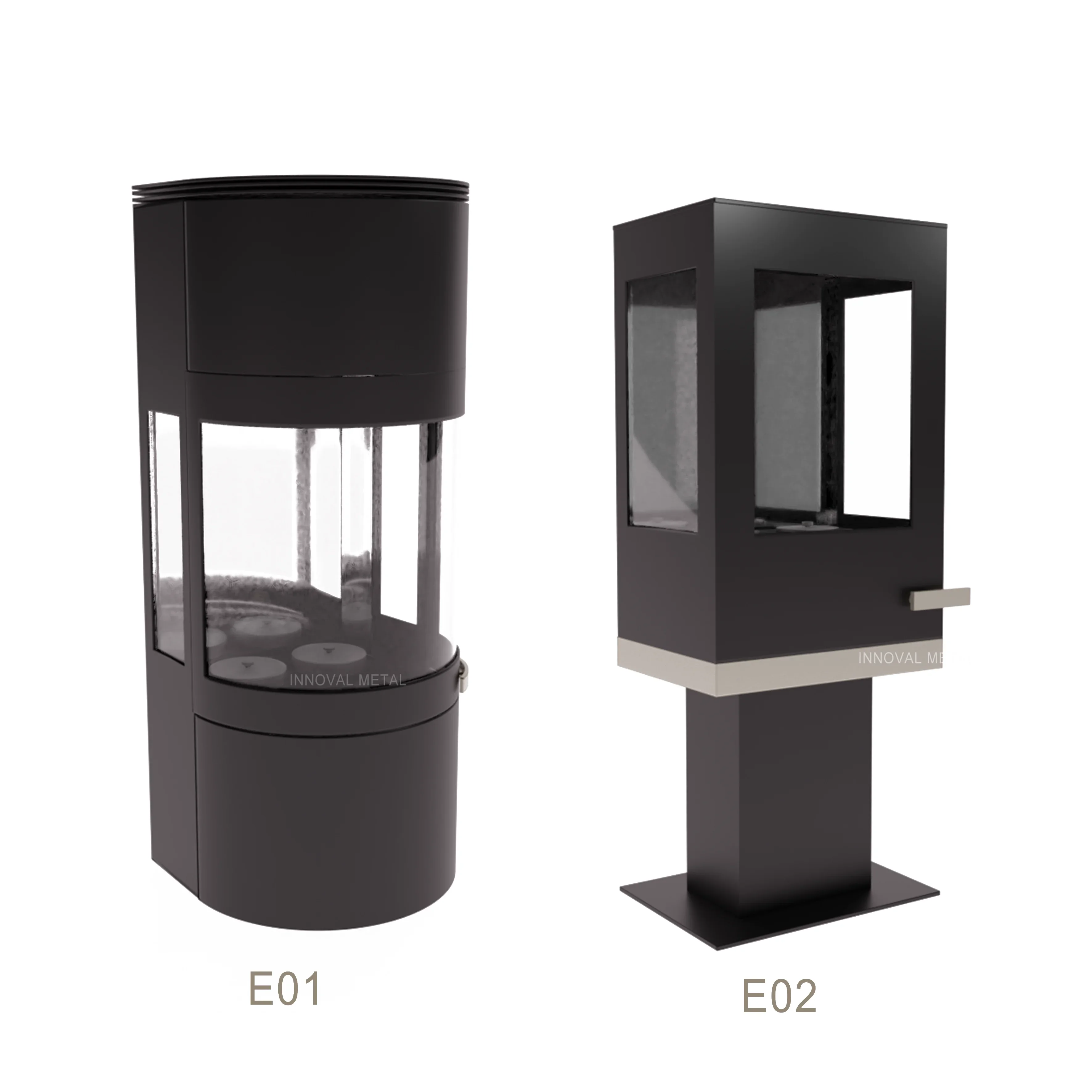 Customized Design China Manufacture Square Stove Outdoor Fireplace