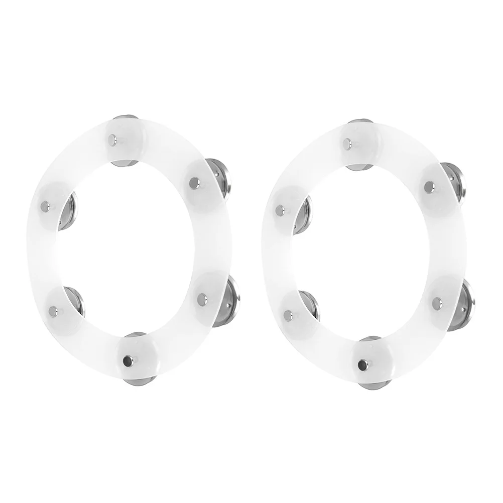 

2Pcs Cymbals Ching Rings Sturdy Drum Set Cymbal Tambourine Ring Drum Cymbal Accessory Enhance Clean Crisp Sound