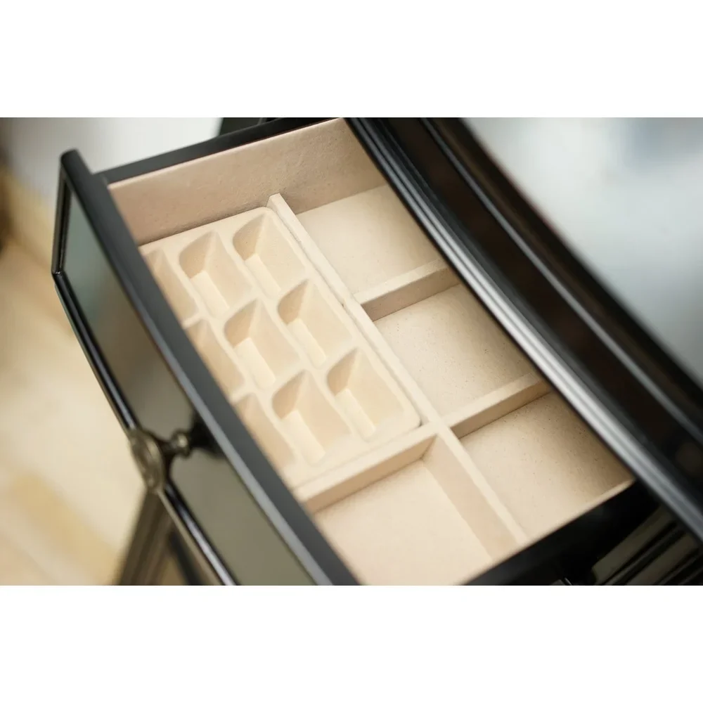 

Органайзер для ювелирных изделий, набор вставок из 4 вставок для хранения и демонстрации женских сережек, штабелируемые аксессуары для ювелирных изделий, решение