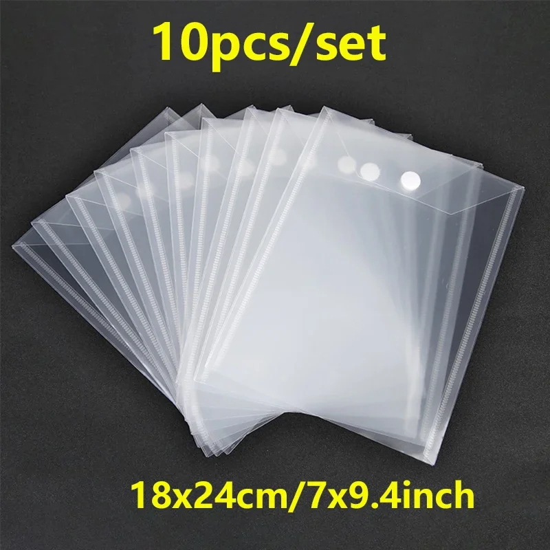 18x24cm/24x10cm Storage Envelopes For Storing Cutting Dies Papers Sturdy Stamp & Die Storage Pockets Organization Bags