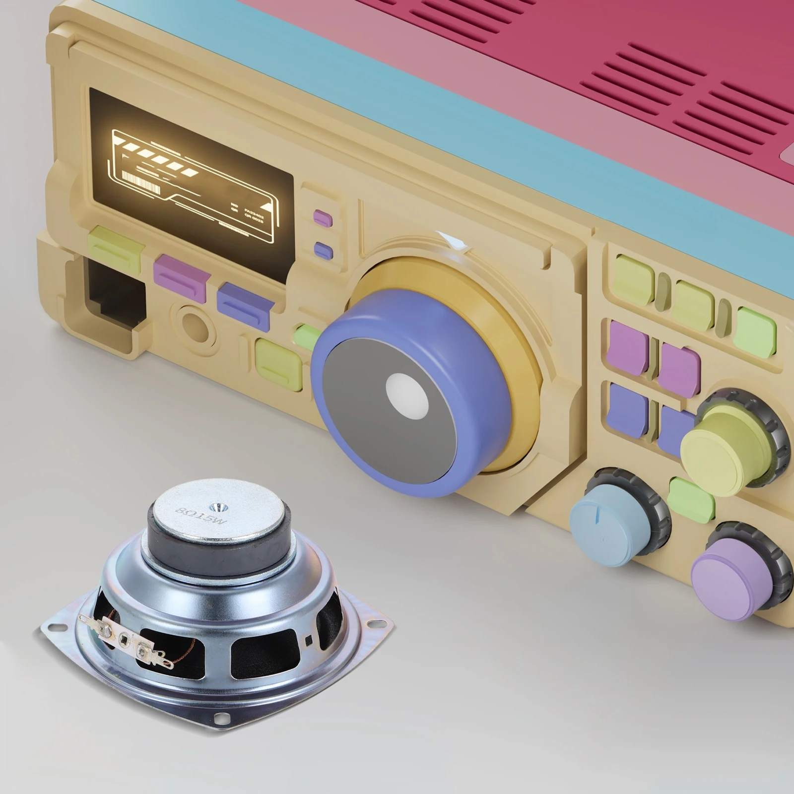 

1pcs Portable Game Machine Parts Loudspeaker Replacement Console Repair Accessories For Claw Pinball Vending Machines Internal