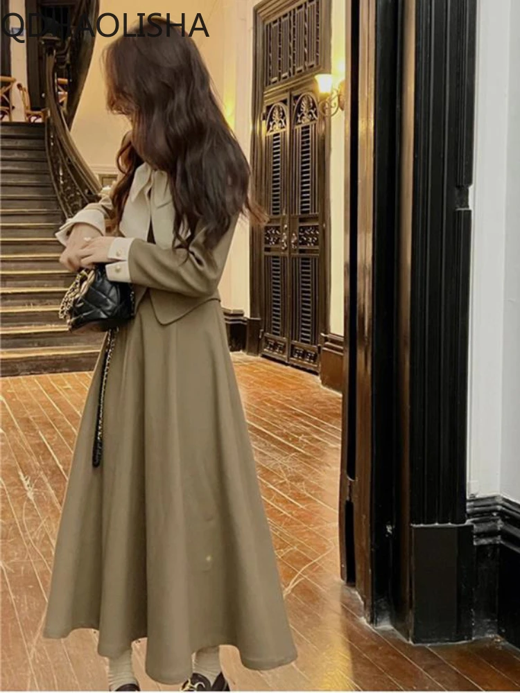 Sets for Women 2 Pieces Elegant Cardign Suit Coat Vintage Dress Sets New Two Piece Luxury Two Piece Set Women Outfit Autumer New