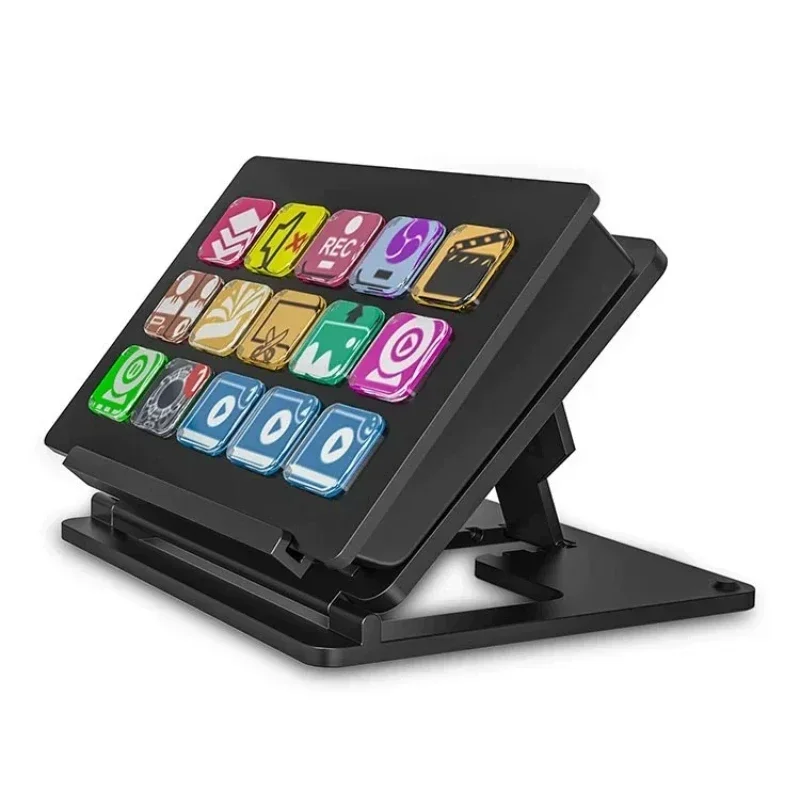 

Mirabox MBox293 StreamDeck with Screen Custom 15 Key Multifunctional Mini Keyboard Macro Button Visual Live Broadcast Console