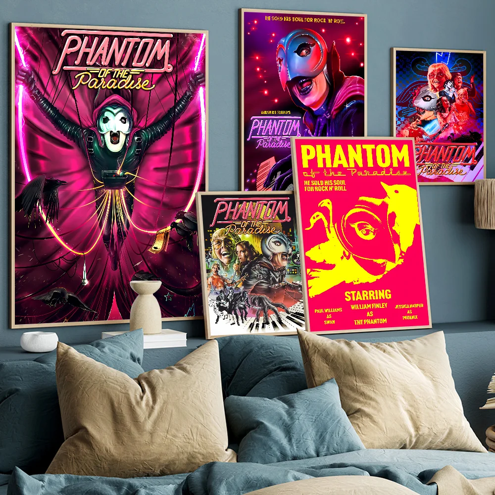 Phantom of the Paradise Vintage Posters Sticky Vintage Room Home Bar Cafe Decor Kawaii Room Decor