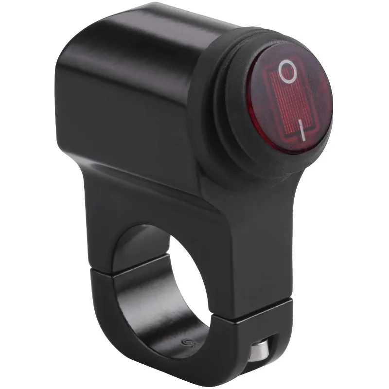 

1pcs CNC Motorcycle Modification Aluminum Alloy Switch LED Headlight Power-off Switch Electric Horn Control Button 2025 New