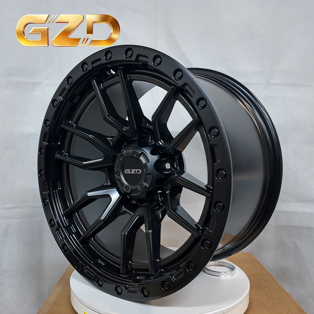 

GZD High Quality 22 Inch Wheels 5x112 Wheels Hot Selling Cast Wheel Source Factory Wholesale for Pickup & Suv Off Road Rims
