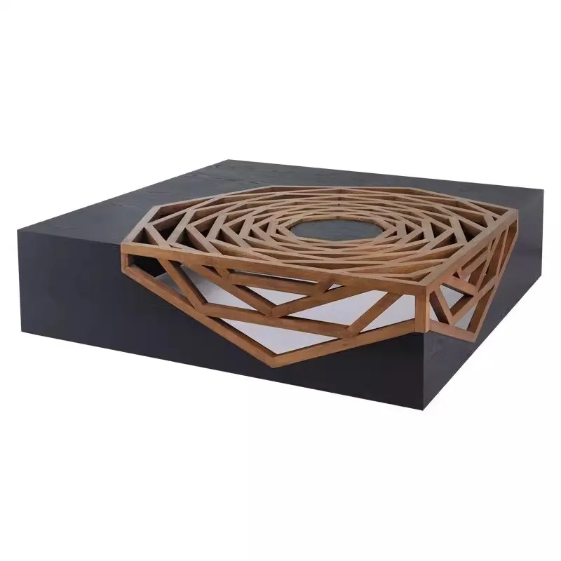

Minimalist square coffee table creative personalized coffee tea table living room household small apartment