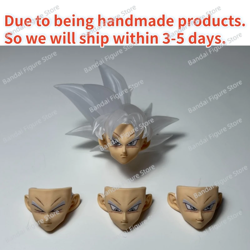 متوفر في المخزون SHF لعبة دراغون بول سوبر الترا غريزة: مفتاح الأناية جوكو SSJ2.0 KO TK مجموعة ملحقات نحت الرأس شخصية أنيمي