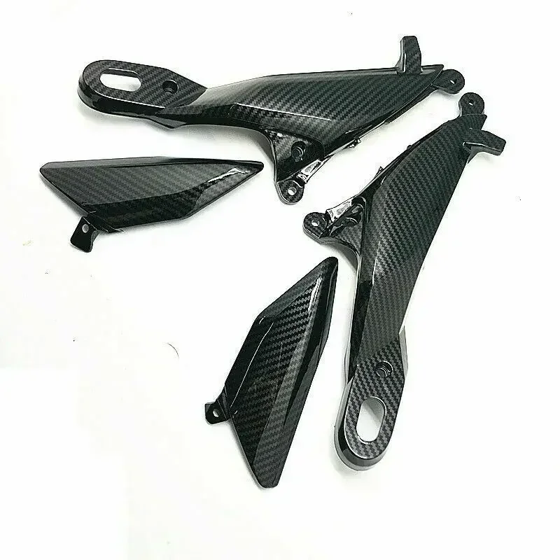 For HONDA CBR600RR 2007 2008 2009 2010 2011 2012 4 Pcs Rear Tail Driver Cover Fairing Cowl Carbon Fiber Color