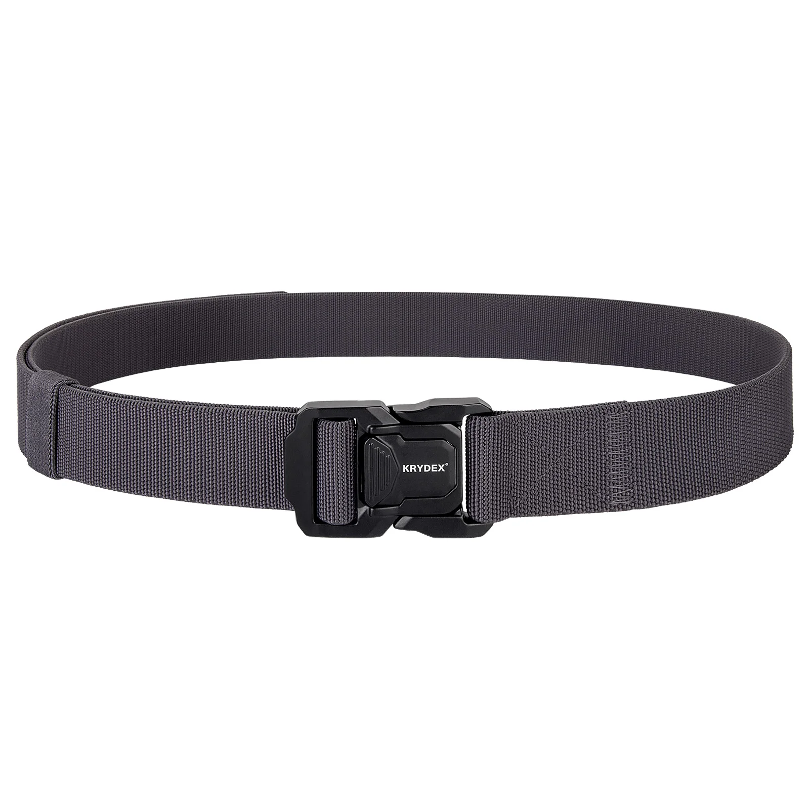 KRYDEX Tactical 1.5 Inch Belt Stretch Nylon Rigger Belt with Quick Release Buckle Heavy Duty Jeans Chino Daily Outdoor Belt