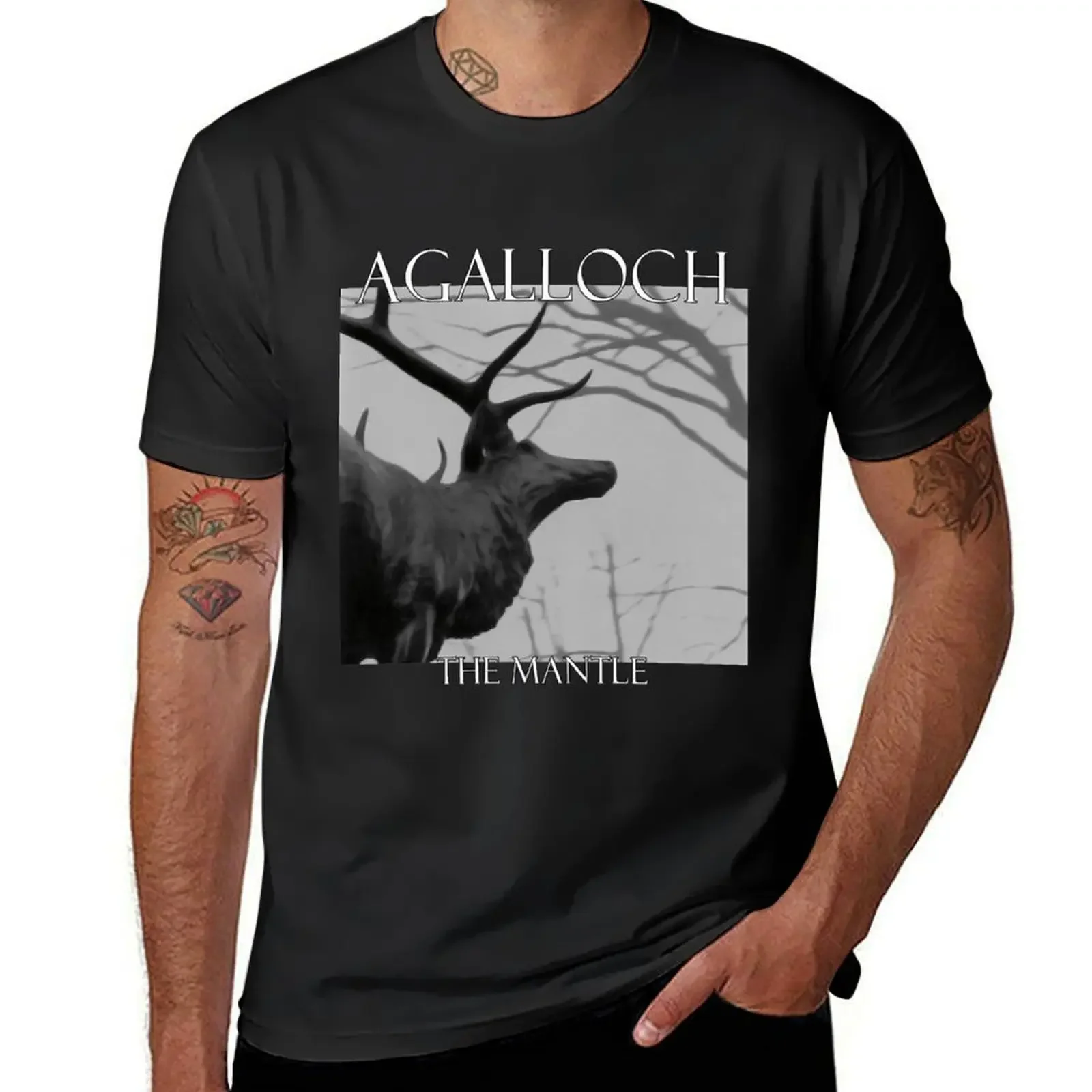 

Эфирный экстракт металла Amerika-Agalloch. Мужская футболка в Корейском стиле