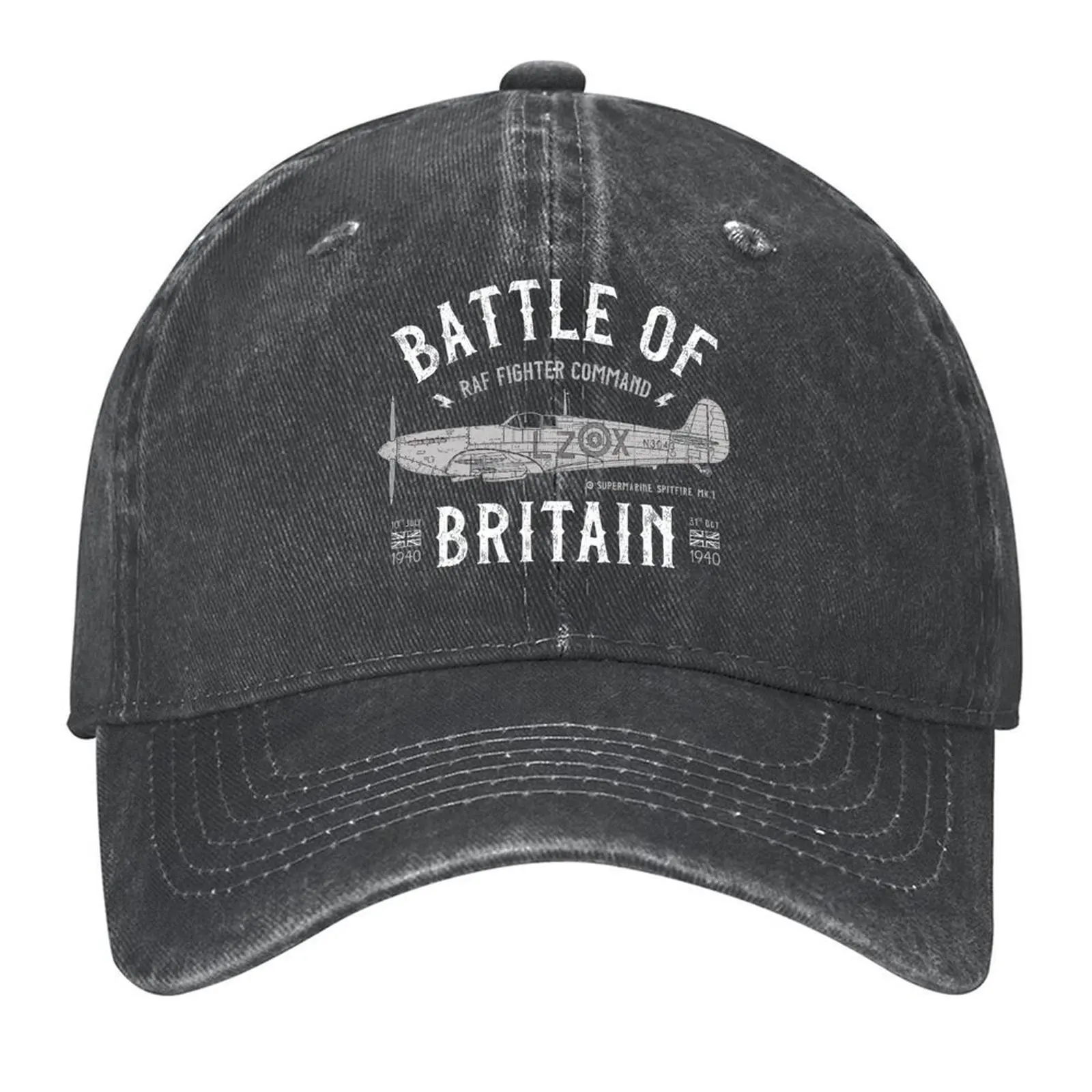 

Battle of Britain - Spitfire Baseball Cap Thermal Visor party Hat fishing caps man New In Hat Male Women's