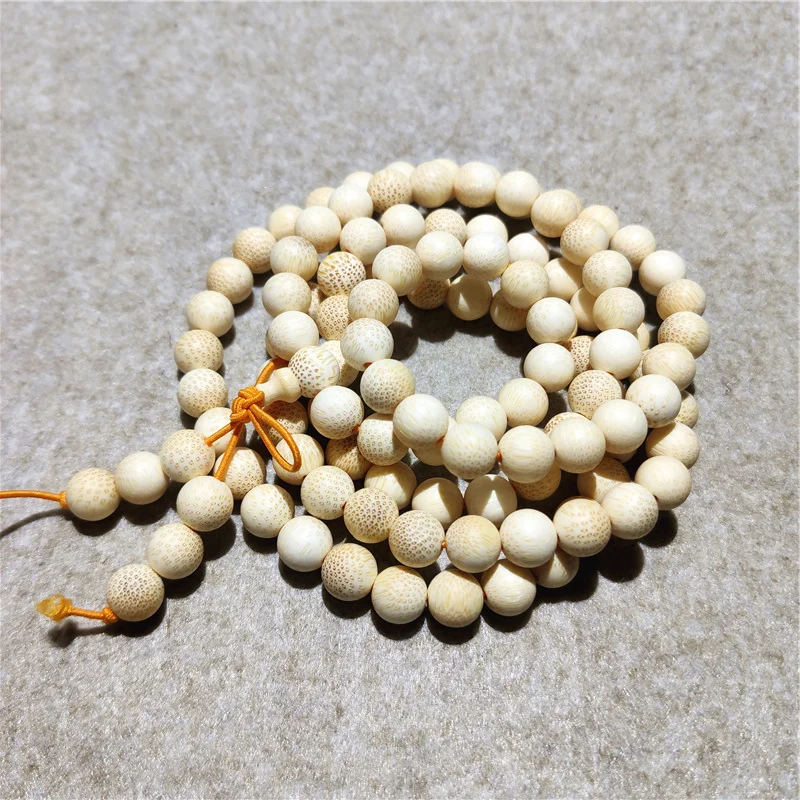 Natural Fish Seed Pattern Gold Bamboo Bracelet Bamboo Beads Wen Play Buddha Bear Bracelet 108 Bear Jewelry