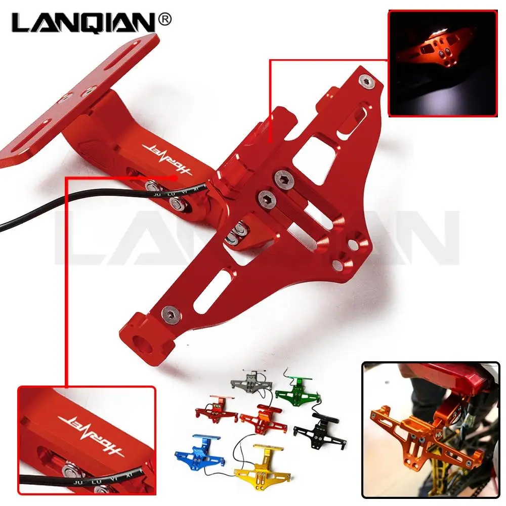 For Honda CB600F/CB650F Hornet Motorcycle License Plate Bracket Holder CB600F CB650F CB 599 CBR 600 F2.F3.F4.F4i Hornet Parts