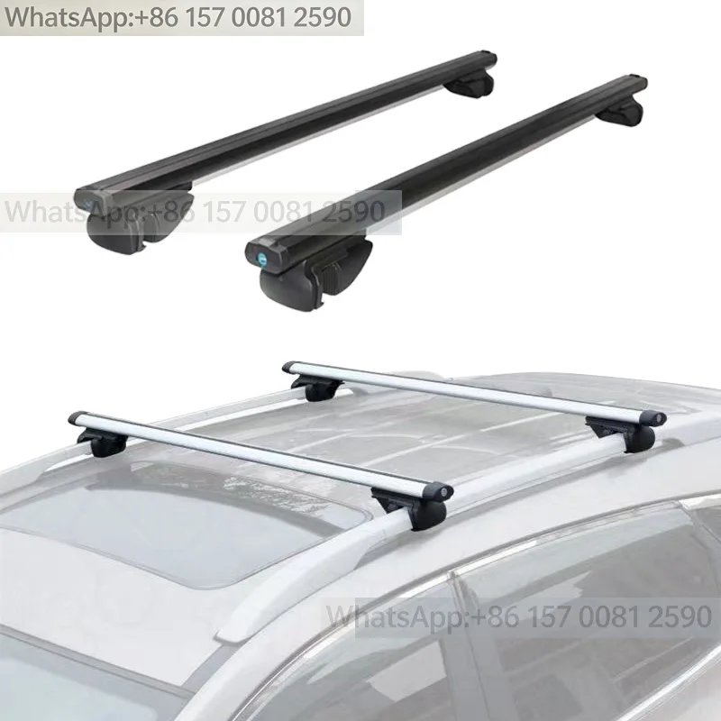 

SUV Roof Rack with Waterproof Top Bag, Aluminum Alloy ABS Roof Storage Bracket for Jeep