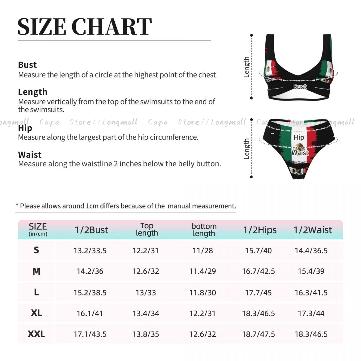 Sexy Bikini Women Swimwear Vintage Mexico Michoacan Mexican Flag Female Swimsuit Swimming Bathing Swim Suit Summer Beachwear