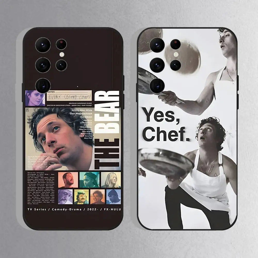 

The B-Bear Jeremy Phone Case For Samsung S10,S21,FE,S21 ,S26,S25,S24,S23,Ultra,S9,S22,Plus Black Shockproof Silicone Sof