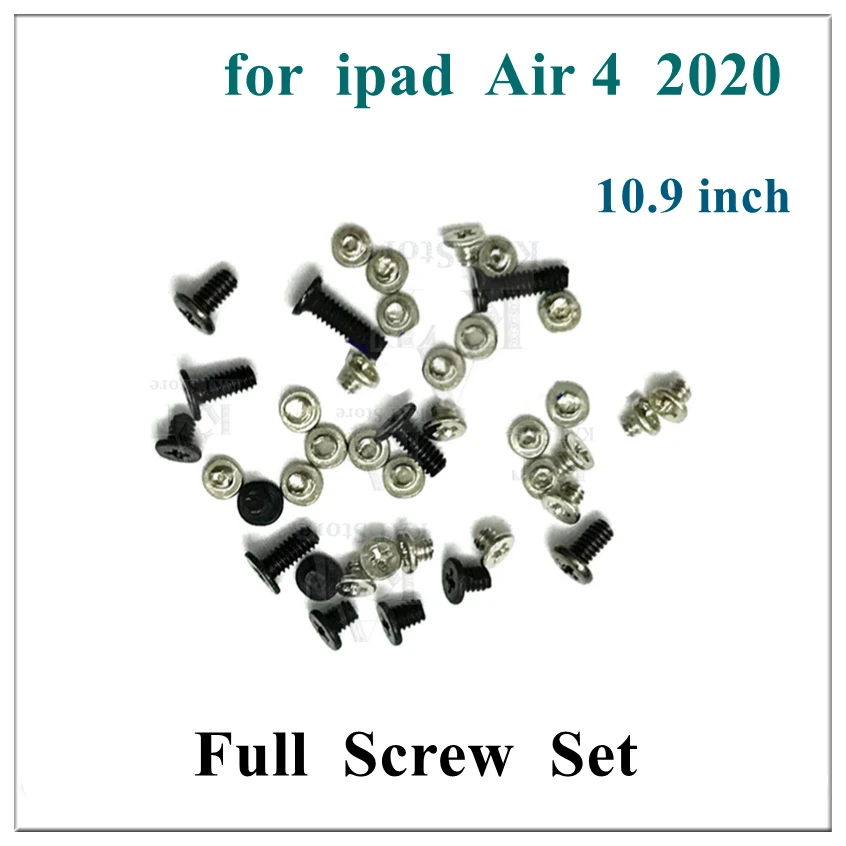 1Set for iPad Air 4 2020 10.9 Inch Air4 Full Screw Set Main Board Repair Inner Bolt Bottom Dock Spare Screws Replacement Parts