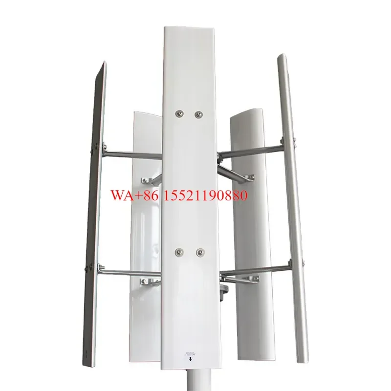 WMWMNU 50KW Industrial Wind Turbine Generator Alternative Energy Solar Hybrid Power System for Home Commercial Use High