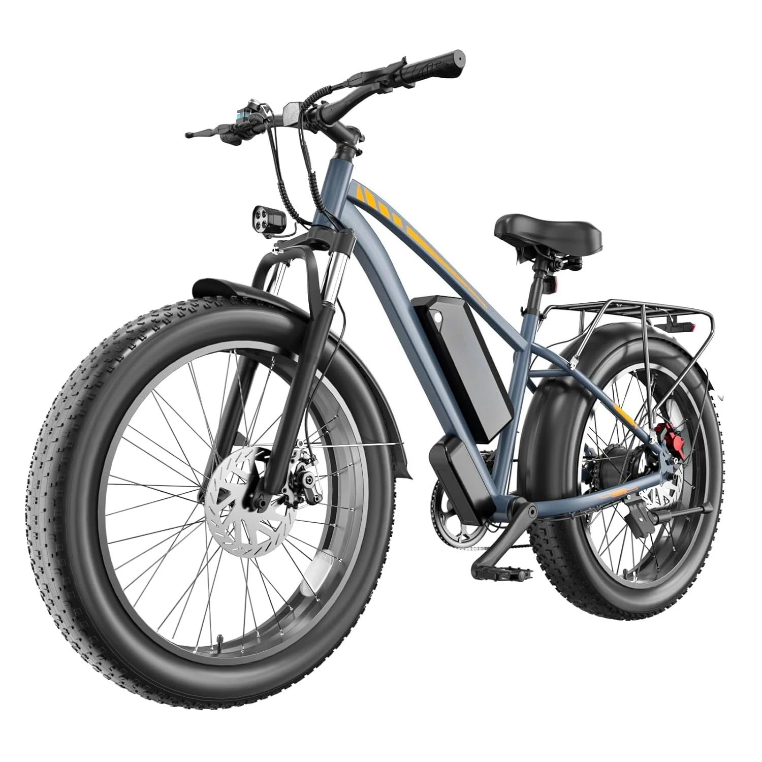 

Электровелосипед для взрослых, электрический кроссовый мотоцикл с двигателем 1000 Вт (пиковая мощность), электровелосипед с толстыми шинами 26*4 дюйма, для любых дорог, максимальная скорость 48 км/ч, настраиваемый