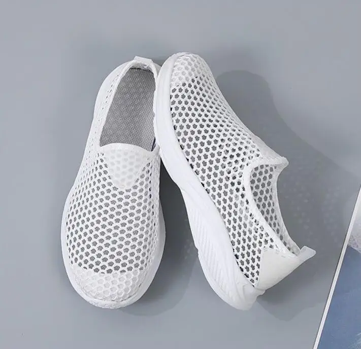 Summer New Women Shoes Solid Color Loafers Mesh Sneakers Openwork Ladies Shoe Comfortable Breathable Outdoor Zapatos