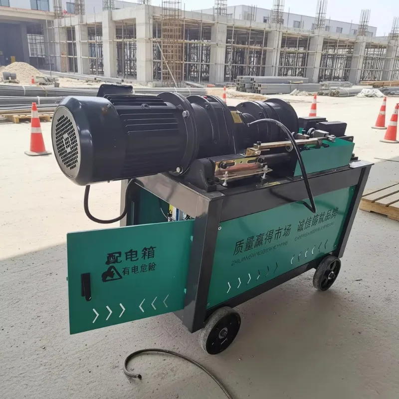 YG Customized Straight Thread Rolling Machine, Fully Automatic Threading Machine, 50 Steel Bar Rib Stripping And Threading Machi