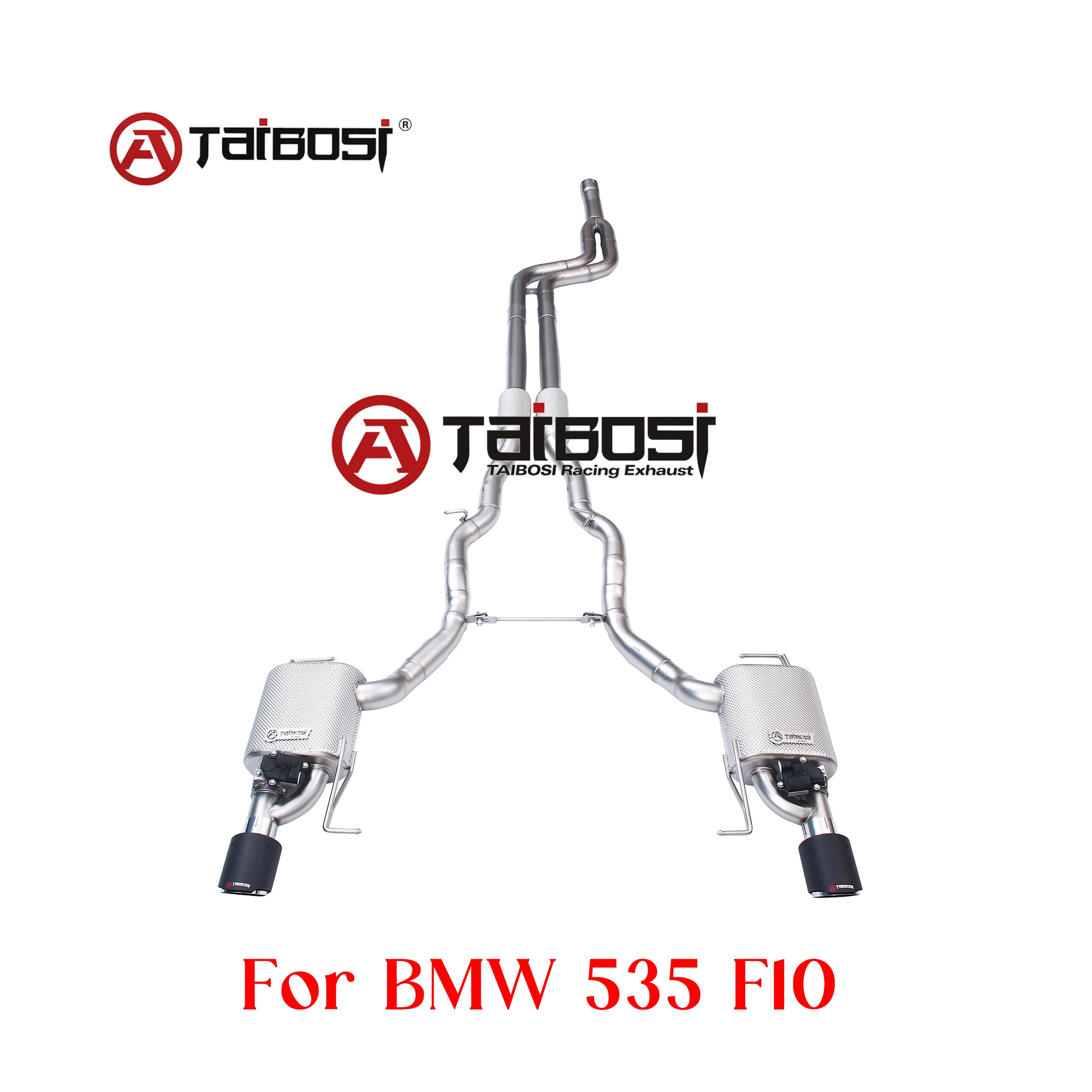 Taibosi For BMW F10 / F07 520i 528i 530i 535i GT 2.0T 3.0 Car Exhaust System Catback Downpipe Performance Electric Valve Muffler