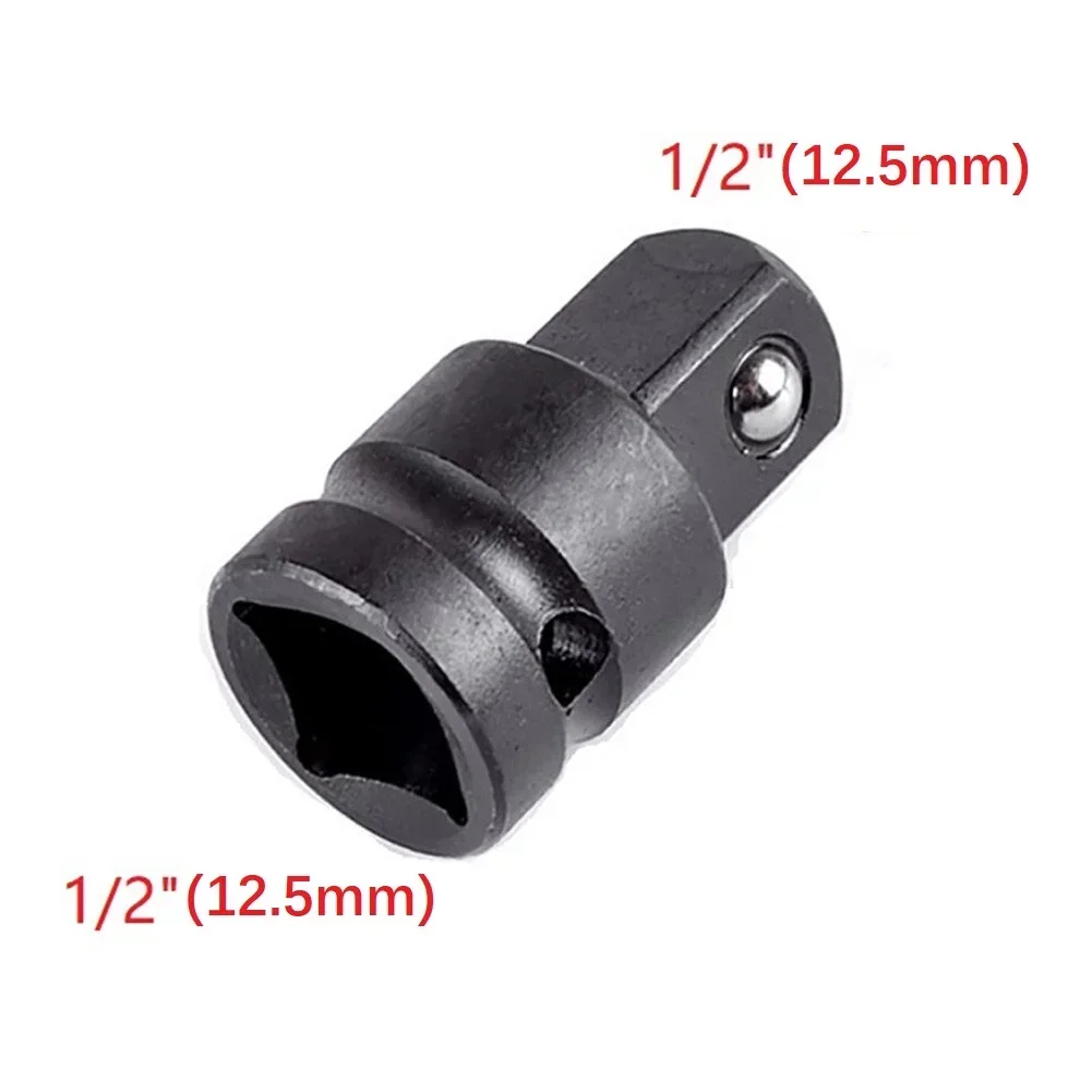 Socket Convertor Adapter Reducer 1/2 To 1/2 Impact Socket Adaptor Repair Tool (HRC) 40 ± 2 For Electric Or Pneumatic Wrench