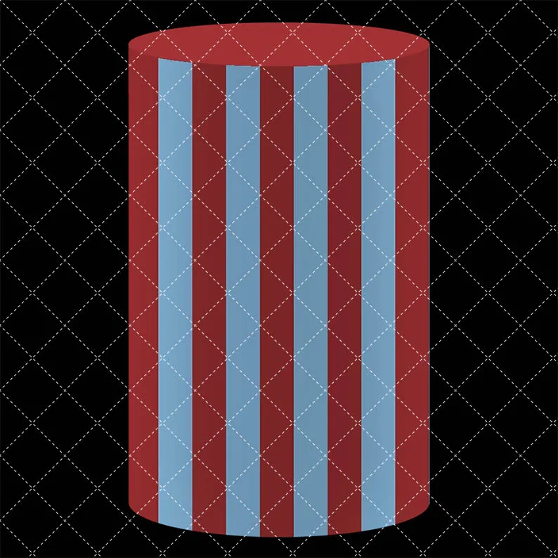 Mehofond الأحمر السيرك اسطوانة يغطي ل كرنفال حفلة عيد ميلاد ديكور الركيزة غطاء عيد ميلاد استحمام الطفل الحلويات الدعائم المرنة