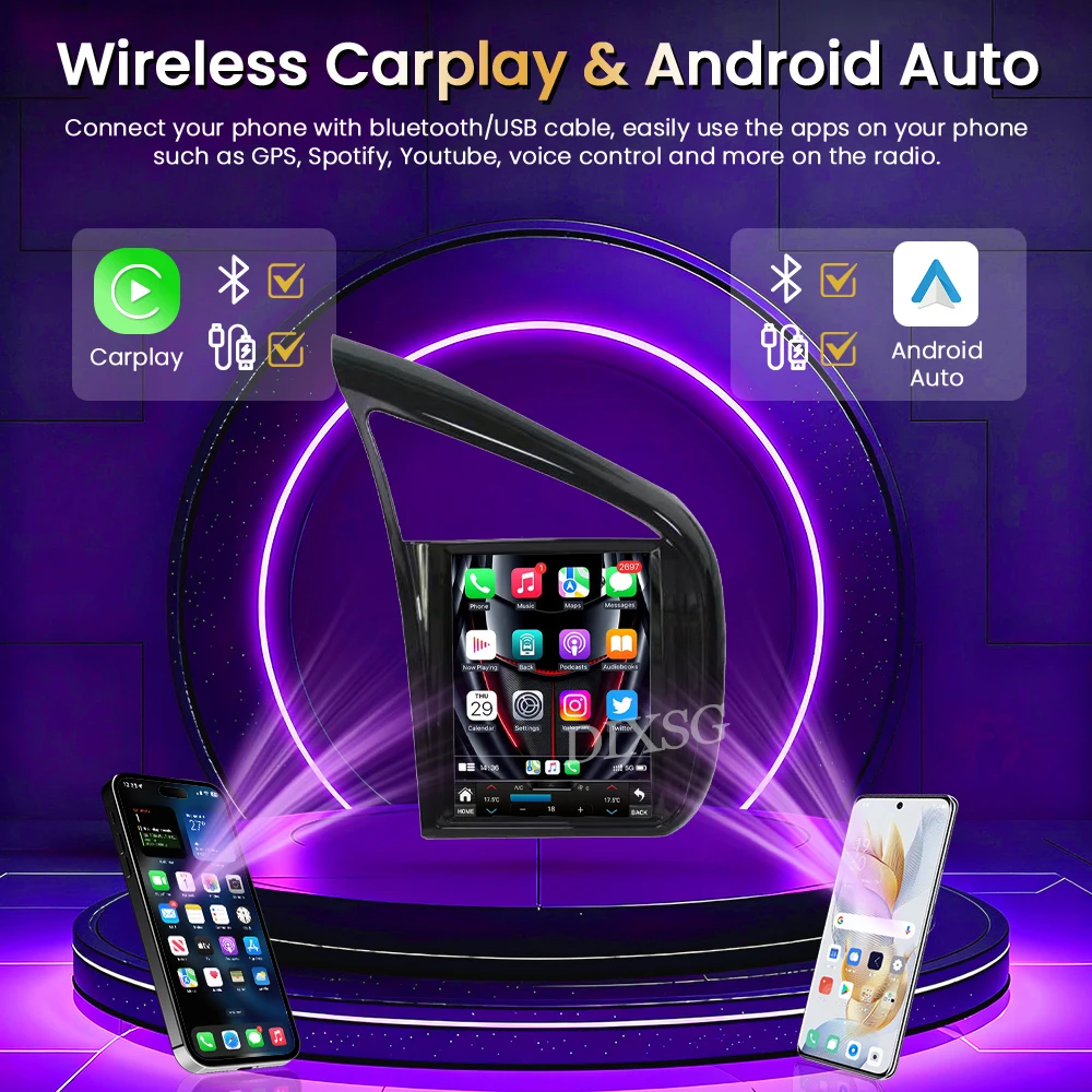 9.7” For Audi R8 2007-2014 Intelligent Systems 2Din Multimedia Player Car Radio Screen Stereo GPS Navigation Carplay 4G HeadUni