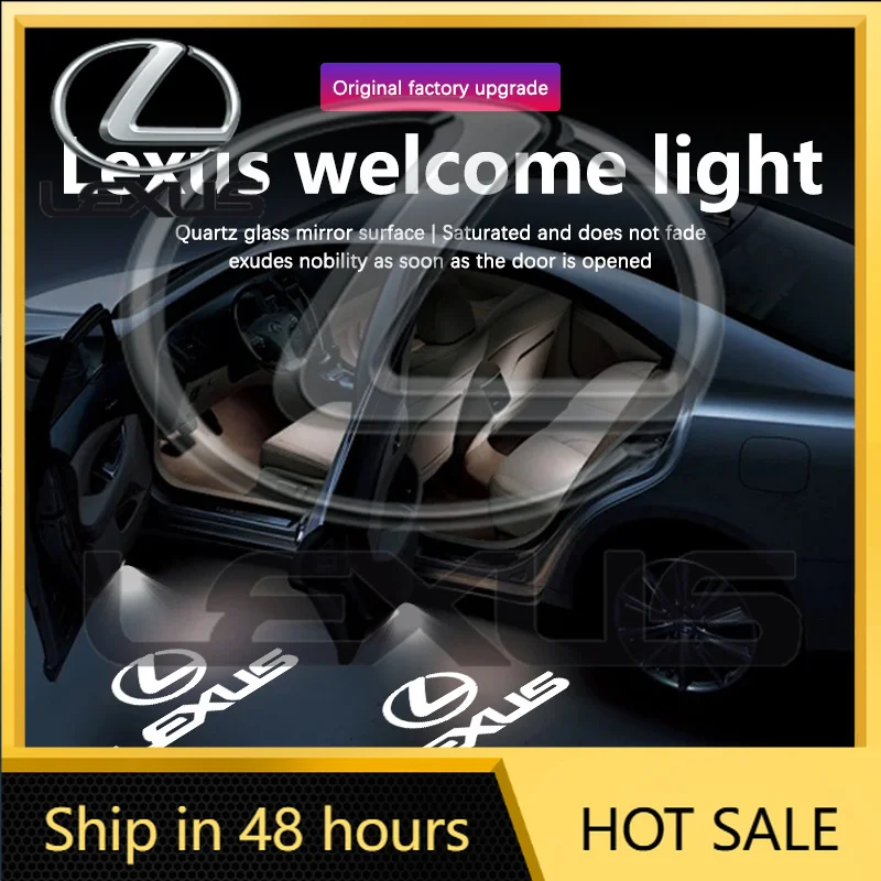 

Новые светодиодные проекторы логотипов для дверей автомобиля (2026) – приветственные огни для Lexus ES250, ES300, ES350, RX300, LX450, LX570, RC, ES, RX