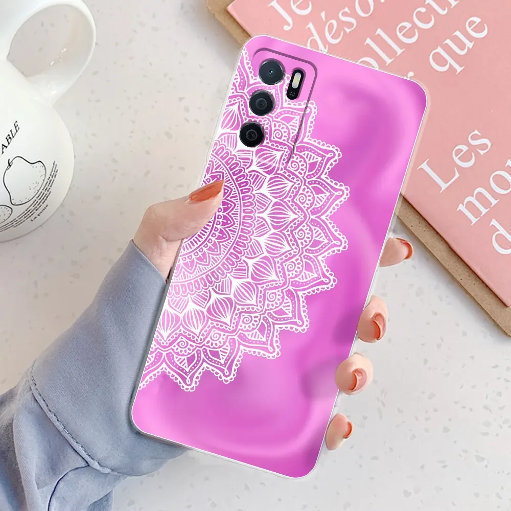 For OPPO A16 Case A16S A54S Soft Silicone Case for Oppo A16 Clear Marble Back Cover for OPPO A16s A54s Phone Bumper Funda