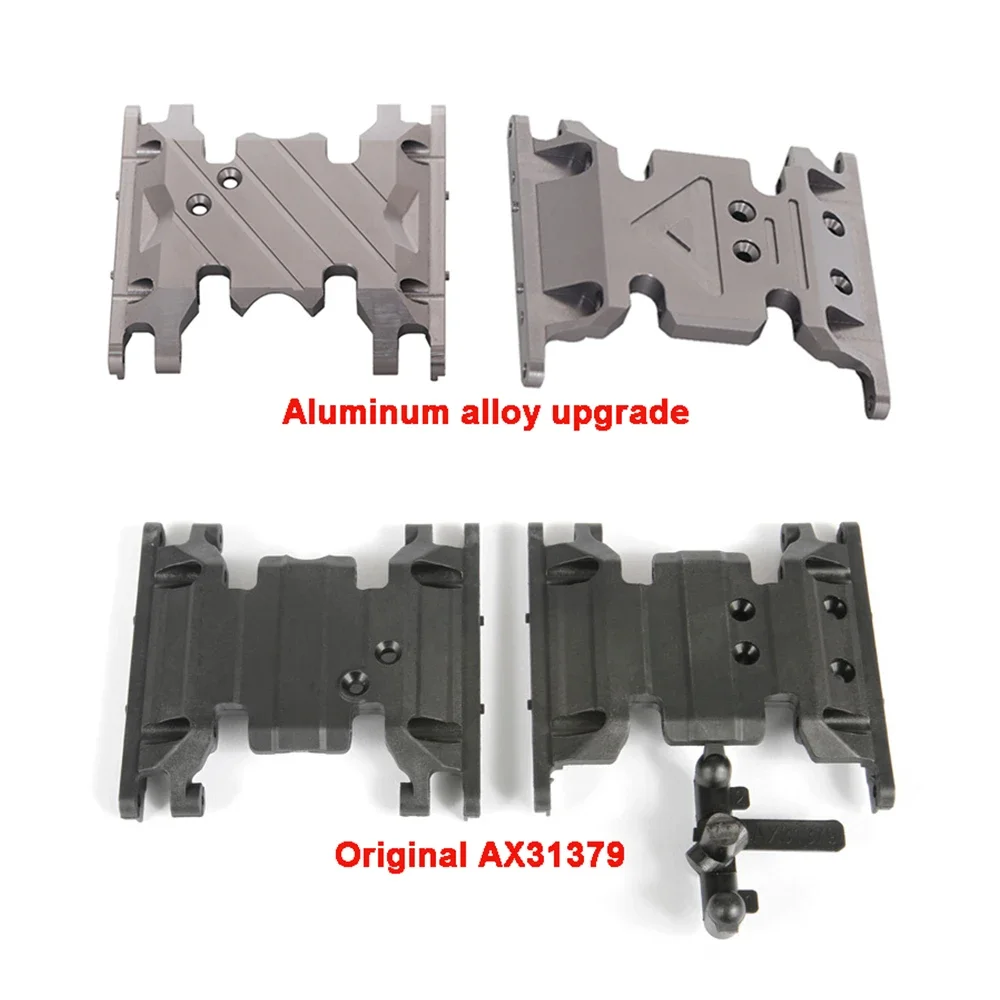 Stop aluminium AX10 mocowanie skrzyni biegów podstawa uchwyt skrzyni biegów płozy dla 1/10 gąsienica RC Axial SCX10 i SCX10 II podwozie