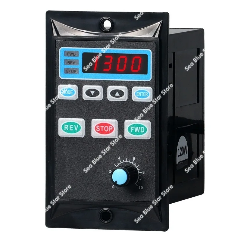 6-400W intelligent digital governor UX-52 AC geared motor motor stepless speed control switch box 220V