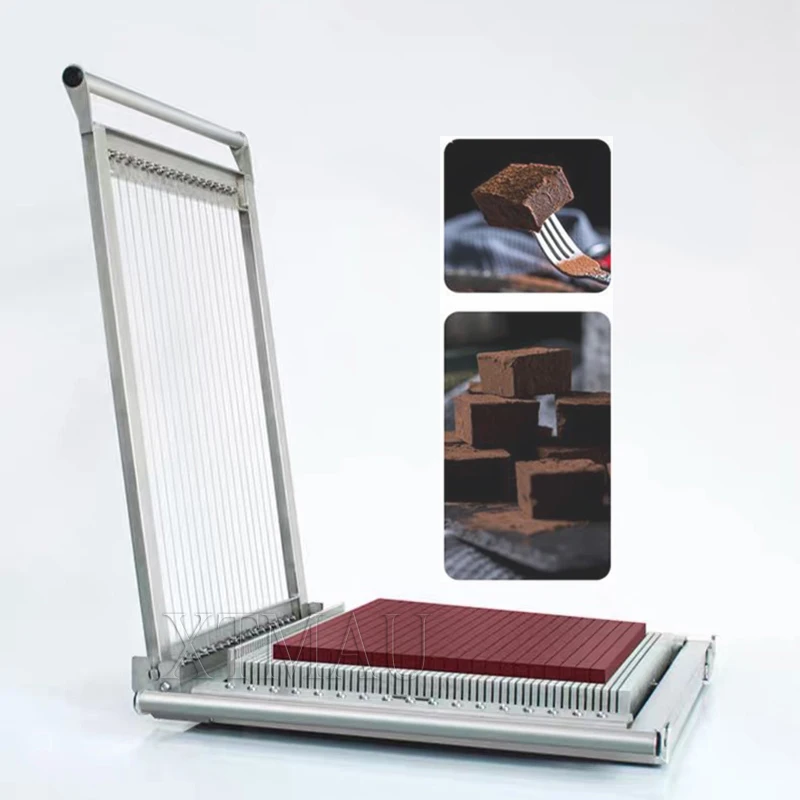 คู่มือช็อกโกแลตเครื่องตัดกีตาร์ชีสเค้กเครื่องตัดลวด Fudge Candy สบู่บาร์ทรัฟเฟิลดิบช็อกโกแลตเครื่องตัด