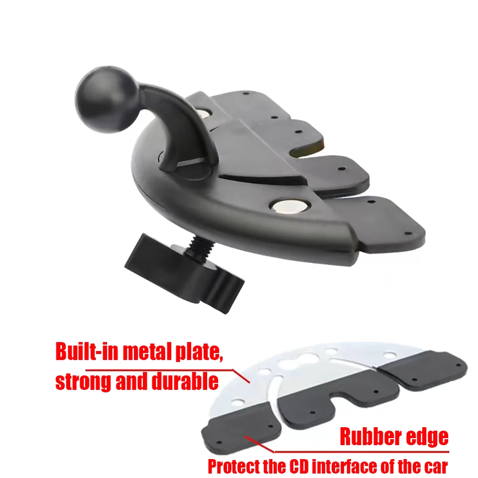 Universal 4 - 13 inch Tablet Holder Car CD Slot Tablet Bracket Mobile Phone Holder Mount Stand Rotatable For iPad Samsung iPhone - Image 2