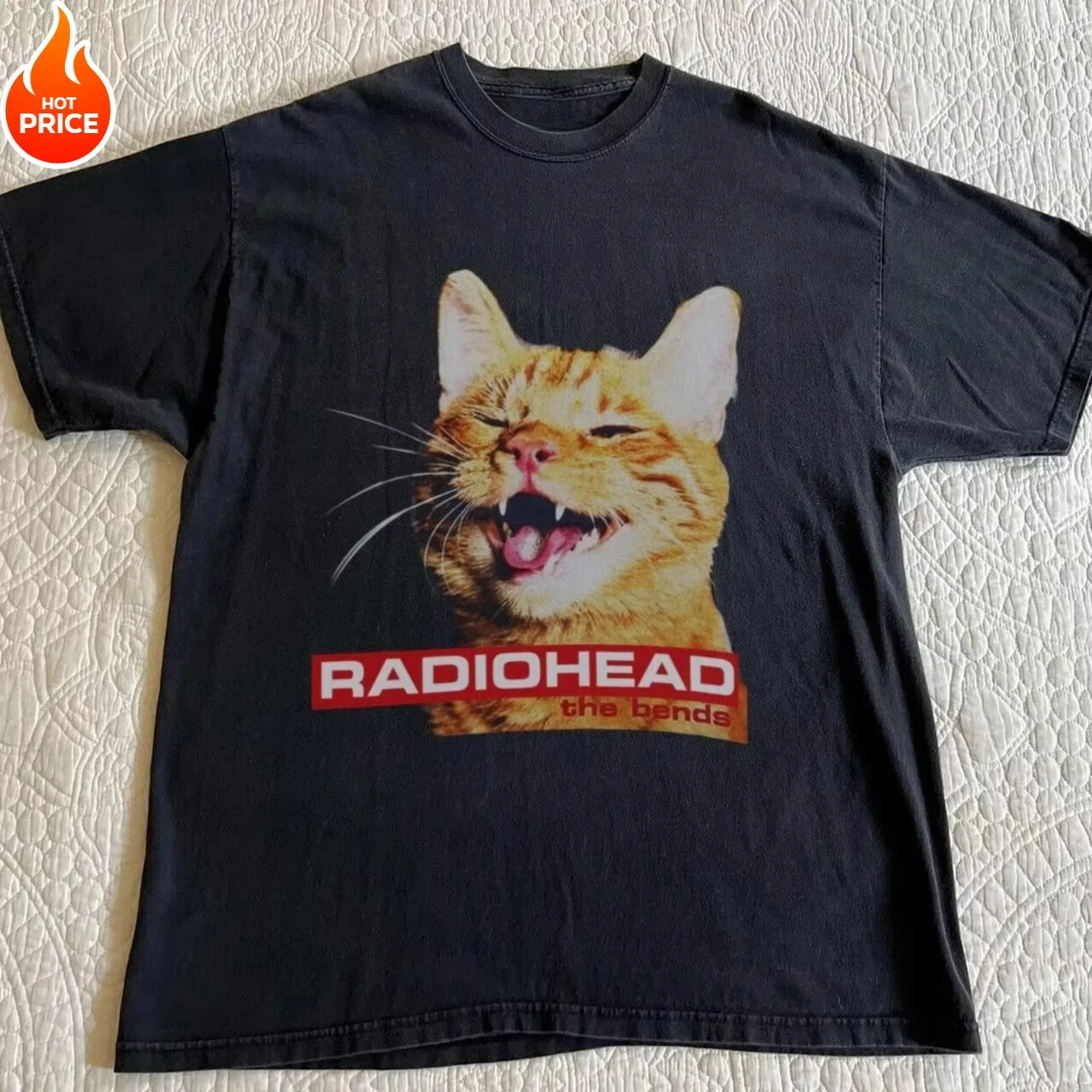 

Новая летняя мужская футболка Radiohead The Bend, забавная черная рубашка с короткими рукавами, модная ретро-топ унисекс с короткими рукавами