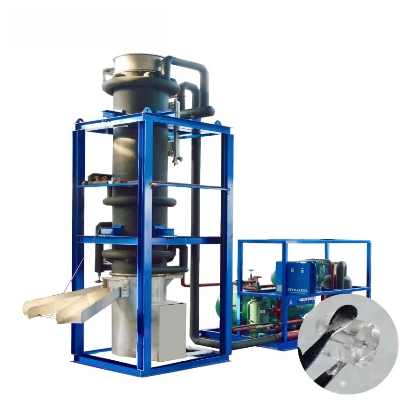 Industrial 30 Ton Tube Ice Machine Restaurant Hotel Bar Drink Shop Maker Custom