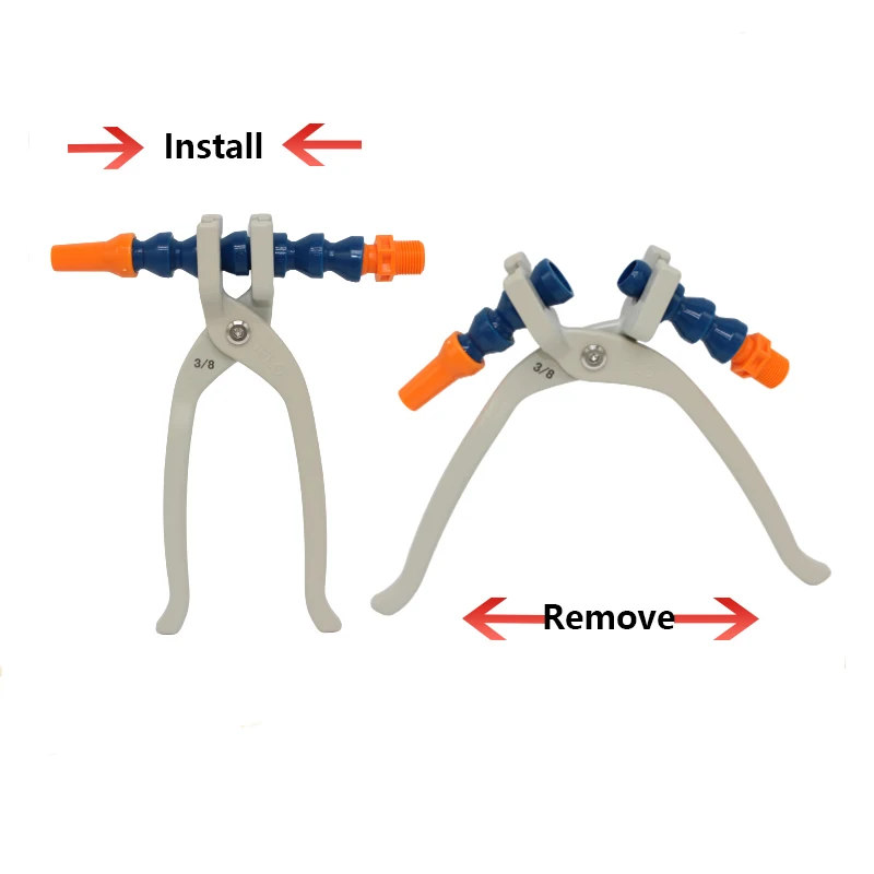 

JFLO Cooling Pipe Disassembly and Assembly Pliers Universal Bamboo Curved Pipe Oil Injection Cold Water Pipe