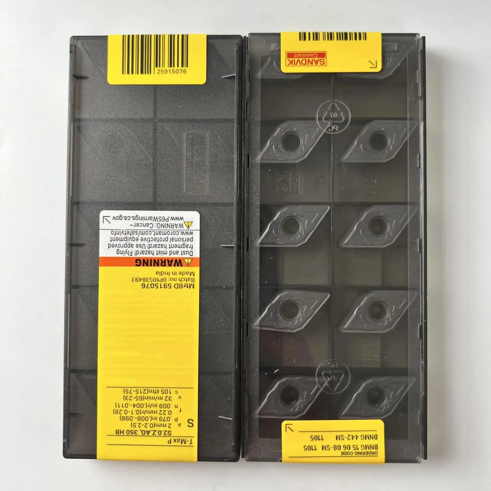 

Original SANDVIK / DNMG150608-SM 1105 / Hard alloy CNC Blade 10 Pcs