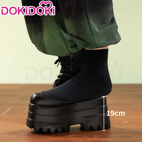Косплей туфли DokiDoki Men Dail красная подошва 19 см