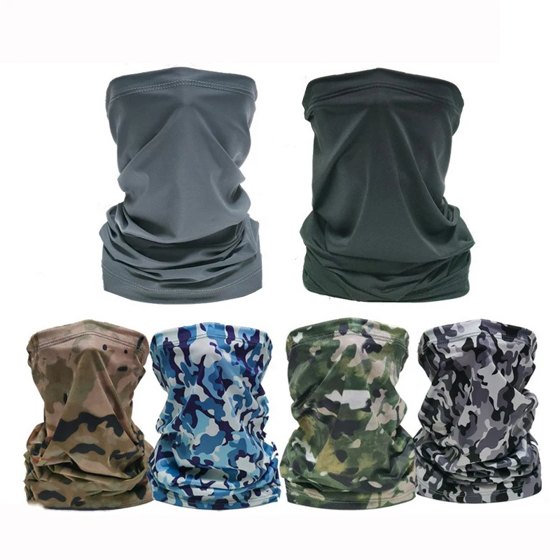 

25x43CM Camouflage Balaclava Cycling Face Mask Neck Tube Scarf Biker Outdoor Sports Hiking Fishing Bike Headscarves Hunting Hat