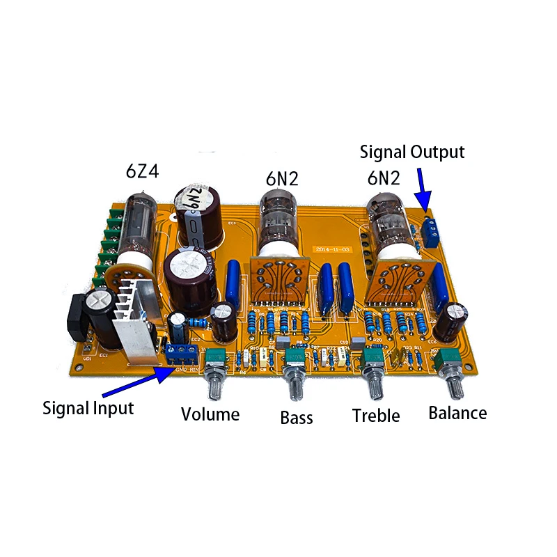 TOKBAN 6Z4 6N2 المرارة Preamp أنبوب لهجة مجلس أنبوب Preamp عالية ومنخفضة لهجة المرارة المتوازنة Preamp #5