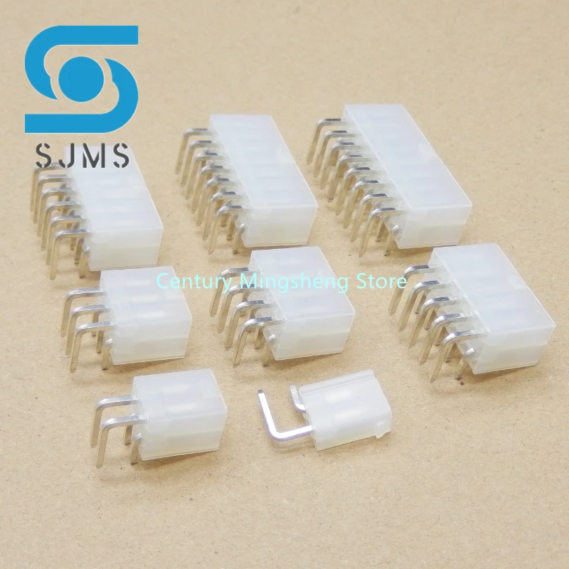 5/10PCS 5569 4.2mm 2*2/3/4/5/6/7/8/9/10/12 Pin Right Angle Female Socket Power Wire Connector for 5557 Plug Pc/car/computer