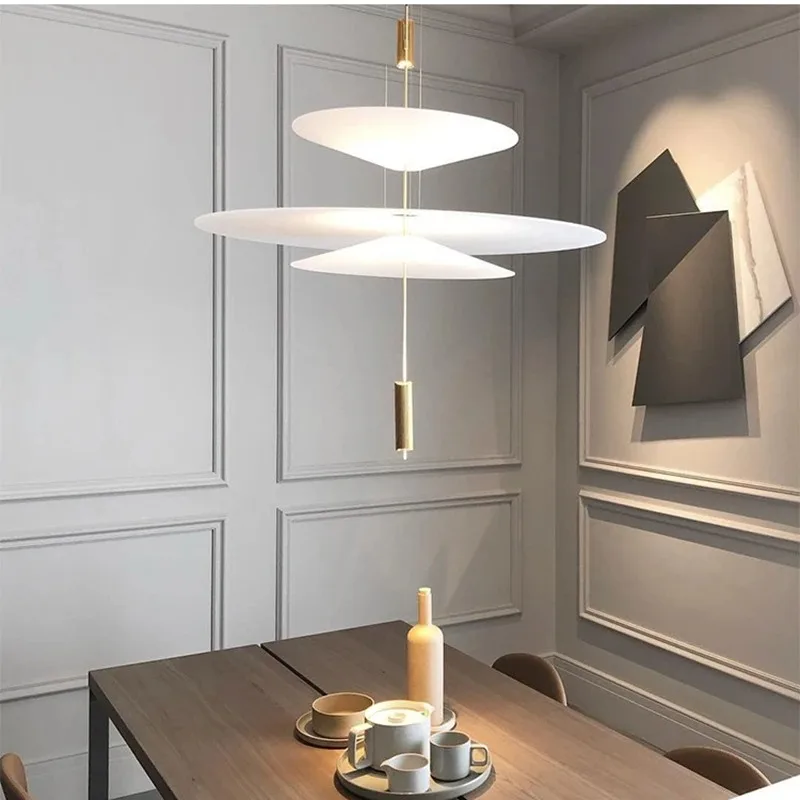 

Postmodern LED pendant light UFO interior decoration light acrylic dining table bar living room pendant light