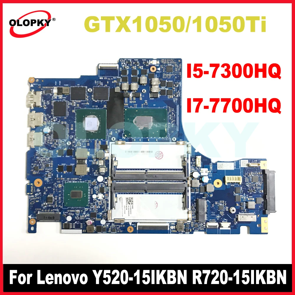 

DY512 NM-B191 for Lenovo Legion Y520-15IKBN R720-15IKBN Laptop Motherboard I5-7300 I7-7700 GTX1050/1050Ti 5B20N00301 5B20N00280