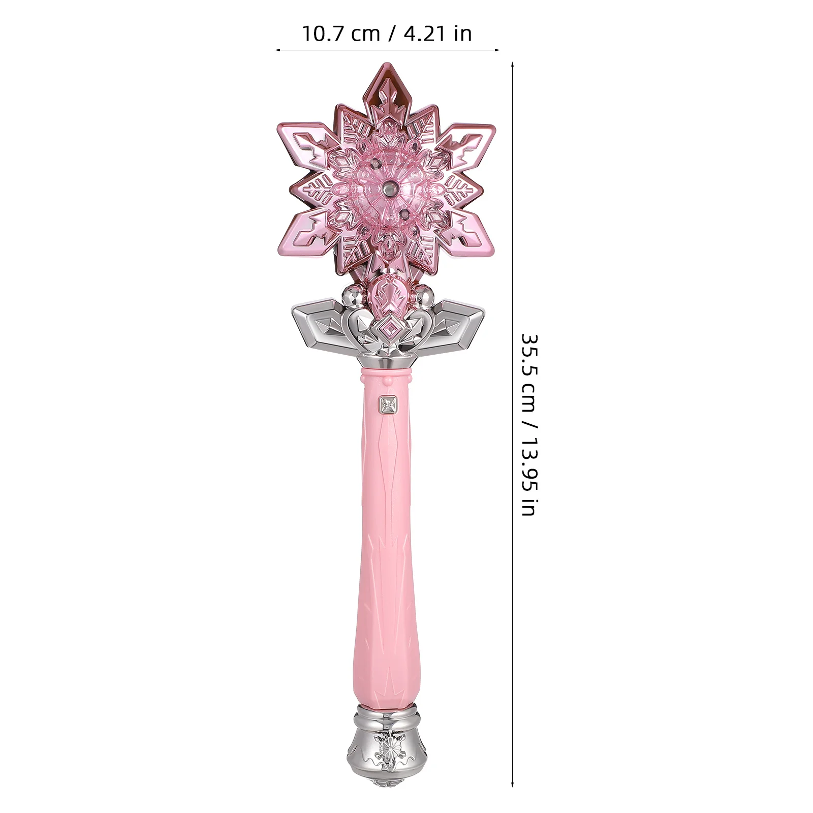 Baguette flocon de neige lumineuse princesse, accessoire de Cosplay, pulvérisation effet brume, jeu de fête pour enfants, déguisement pour tout-petits