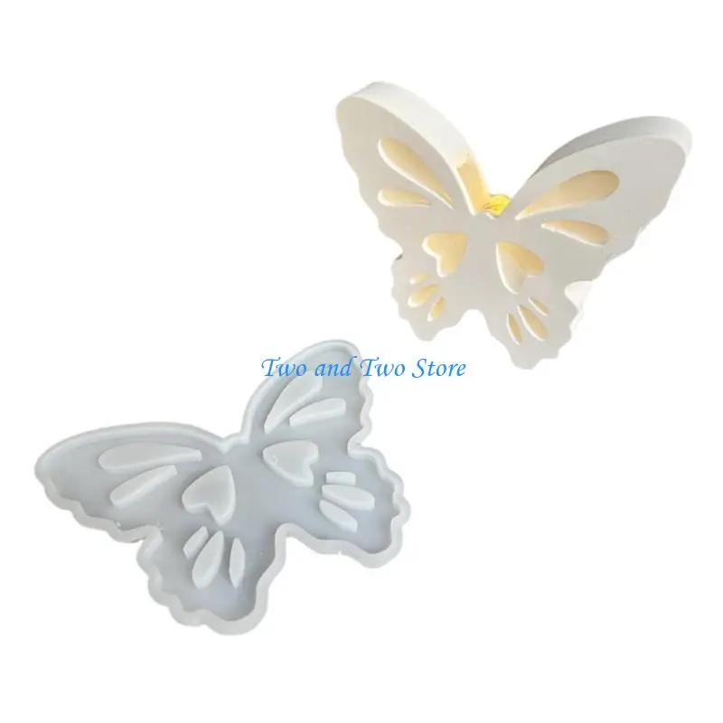 HX6F Creative Flexible Silicone Butterfly Mould for Romance Night Lights Daily Use