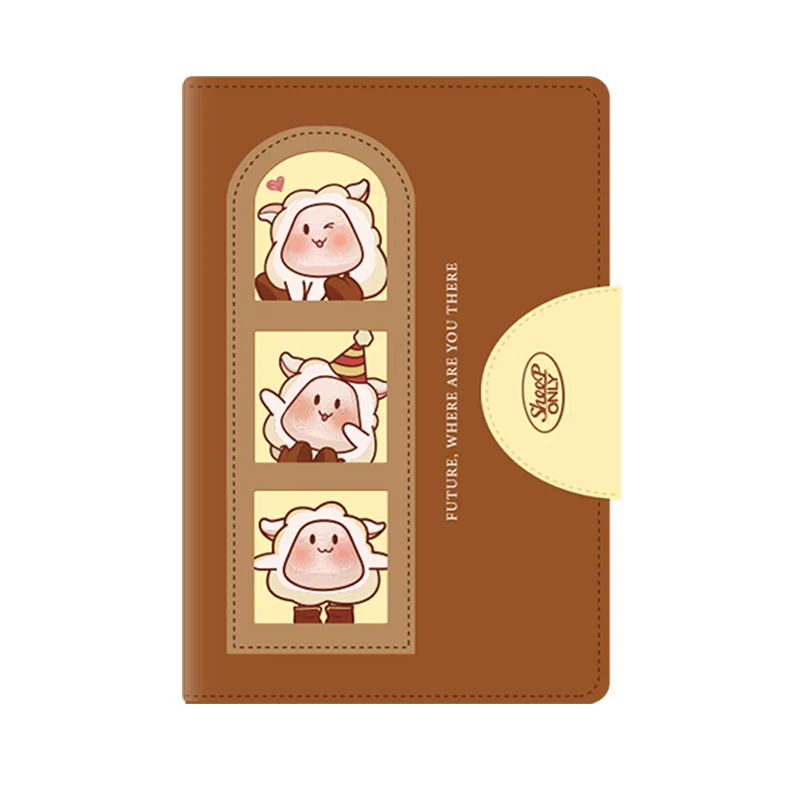 Niedlicher A7-Cartoon-Planer 2026 – im Taschenformat mit Jahreskalender und effizientem Layout, tragbarem All-in-One-A7-Planer